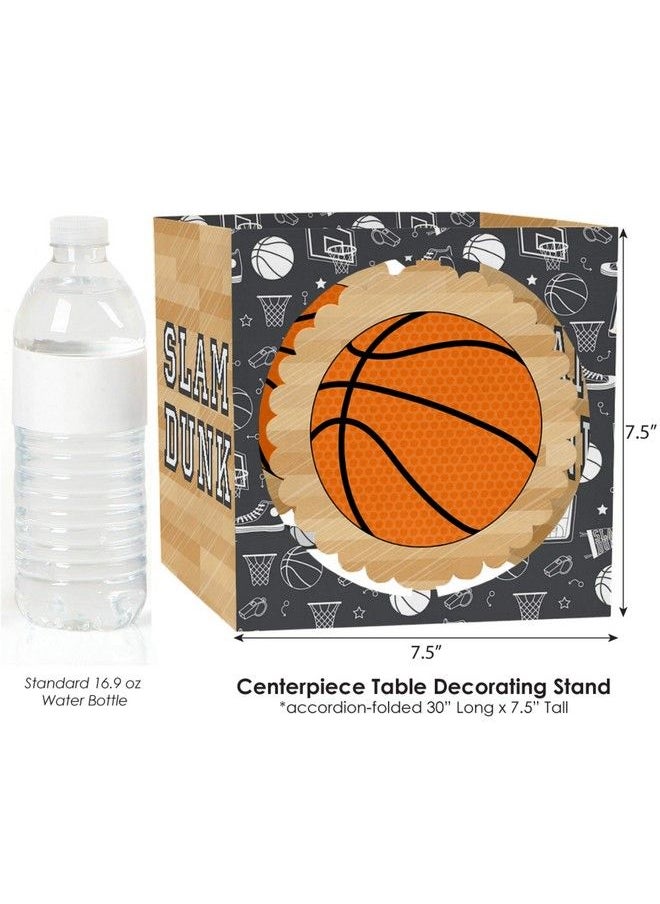 Big Dot of Happiness Nothinbut Net Basketball Baby Shower Or Birthday Party Centerpiece And Table Decoration Kit  - Image 5