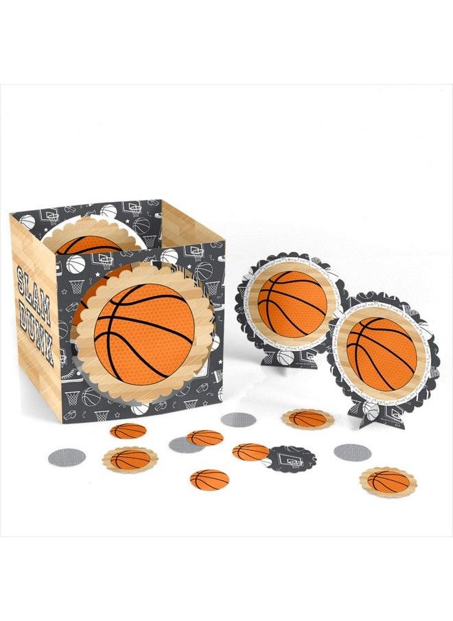 Big Dot of Happiness Nothinbut Net Basketball Baby Shower Or Birthday Party Centerpiece And Table Decoration Kit  - Image 4
