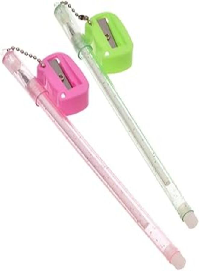 High quality 99038 blue ink with sharpener in the cap set of 2 pcs. -multi color