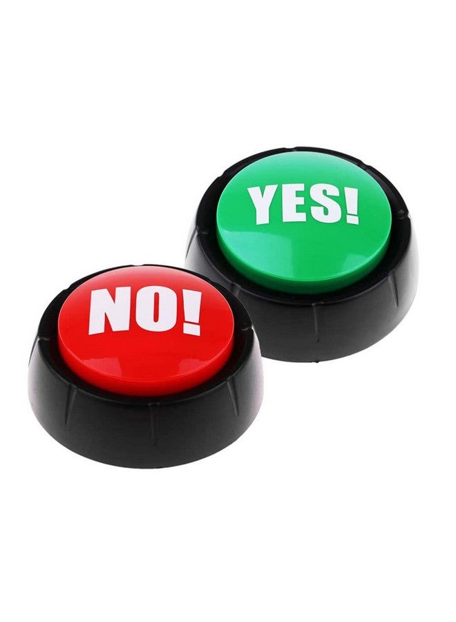 ستوبوك أزرار التحدث من STOBOK، قطعتان، زر نعم وزر لا مع صوت، أزرار للكلاب للتواصل، مجموعة أجهزة إنذار للإجابة، مجموعة أزرار التحدث للكلاب، ألعاب أزرار الضوضاء، مجموعة أزرار التحدث للكلاب - Image 1