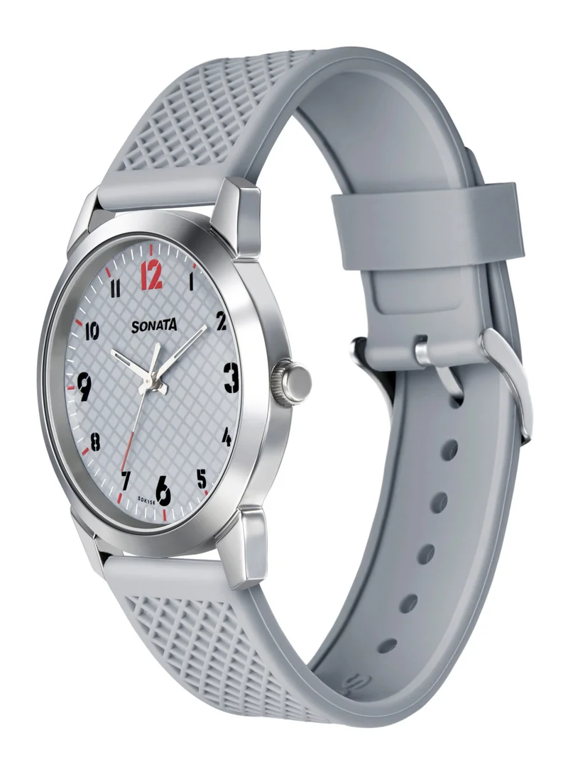 سوناتا ساعة يد تناظرية دائرية من البولي يوريثين