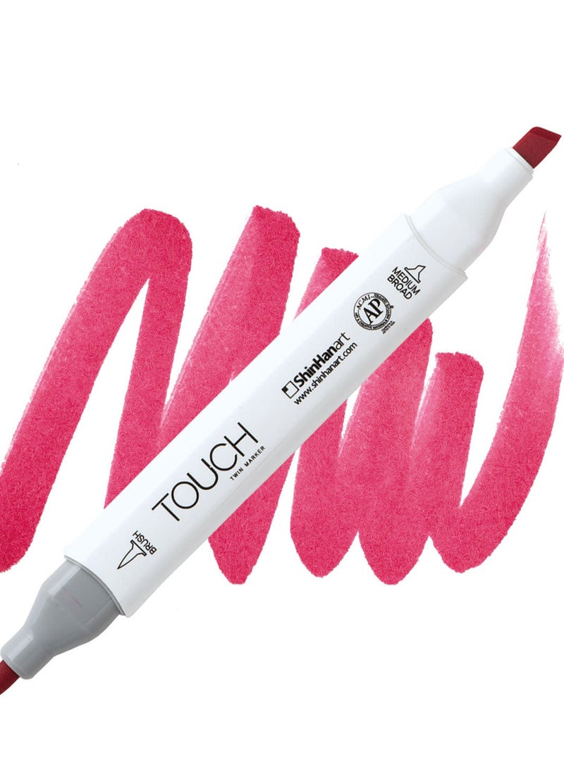 Superior Superior-Touch Soft Head Marker With 2 Head, Deep Red No.10  - Image 1
