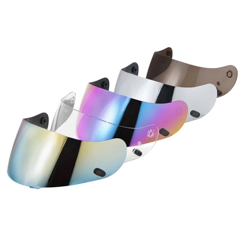 VCOROS Motorcycle Helmet Face Shield Visor Repalcement for HJC Helmet HJ-09 CL-15 CL-17 CL-16 CL-SP AC-12 FS-10 CS-R1 IS-16 CS-R2 Shield(Chrome Silver) - Image 5