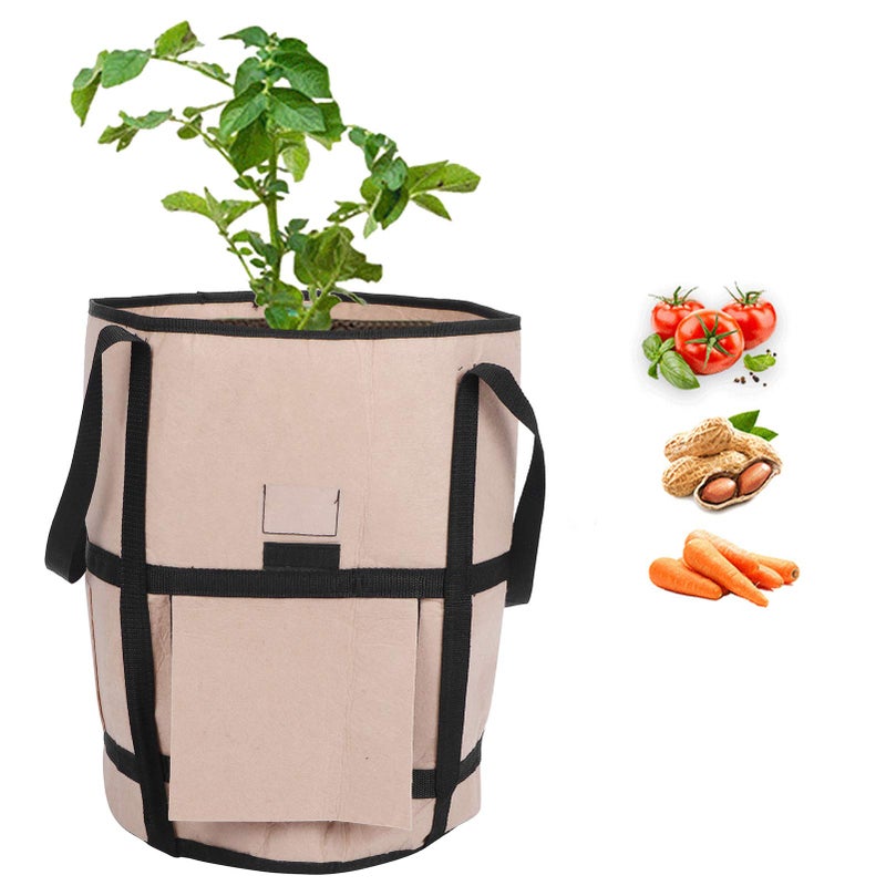 Potato Grow Bag With Shade Cloth 10 Gallons 43 Liters Reusable Breathable Fabric Planter - Image 3