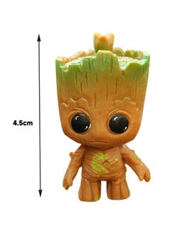 Generic Set of 4 Guardians of the Galaxy Groot Figure Toy, Mini Model Statue Figure Toy, High Quality Cartoon Figure Toy for Collection, Micro Landscape Desktop Decoration  - Image 2