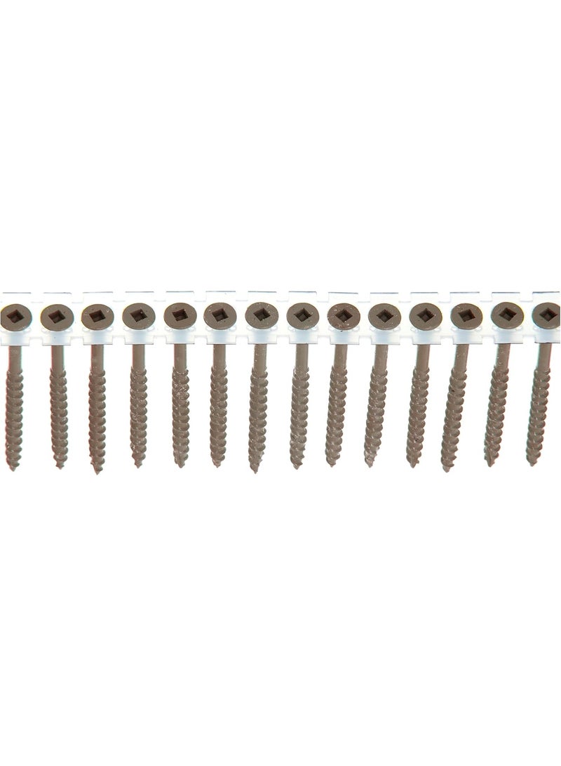 Senco Senco Duraspin Screw Number 8 by 2-1/2-Inch All Purpose Exterior Wood Collated Screw (800 per Box) (08D250W)  - Image 2