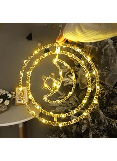 Topyich Eid al-Adha Decorations, Star Moon Window Lights- Decorations for Indoor Outdoor Window Patio Bedroom Holiday Party Decor  - Image 4