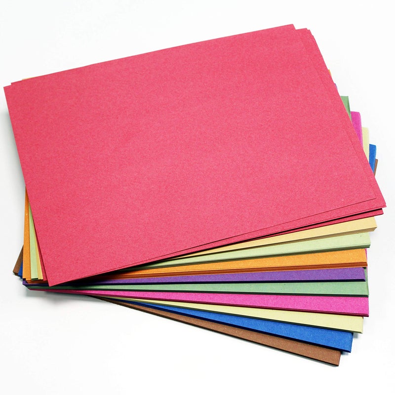 A3 Recycled Sugar Paper Bright Colours 250 Large Sheets in 10 Assorted Colours Great for Kids Arts  Crafts Drawing Painting  Scrap Booking 42 x 30cm Sheet Size