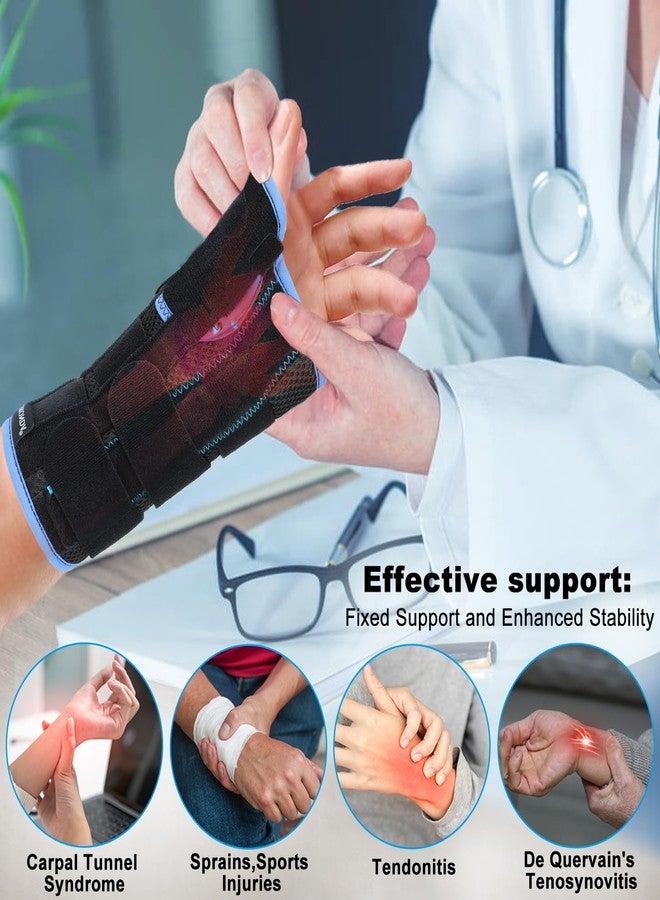 VISKONDA Wrist Brace with Thumb Spica Splint - Adjustable Wrist and Thumb Support Brace for De Quervain’s Tenosynovitis,Carpal Tunnel Syndrome,Arthritis,Tendonitis,Sprains,Sports Injuries(Right Hand,Medium) - Image 3