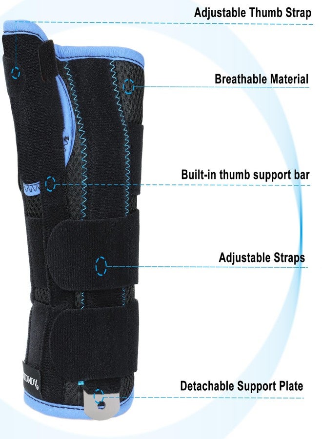 VISKONDA Wrist Brace with Thumb Spica Splint - Adjustable Wrist and Thumb Support Brace for De Quervain’s Tenosynovitis,Carpal Tunnel Syndrome,Arthritis,Tendonitis,Sprains,Sports Injuries(Right Hand,Medium) - Image 2