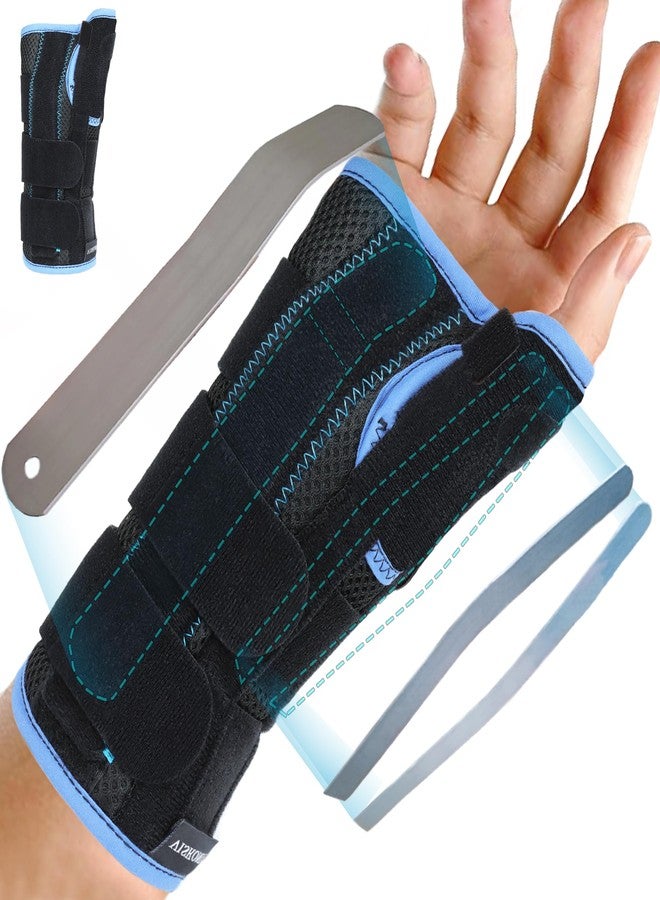 VISKONDA Wrist Brace with Thumb Spica Splint - Adjustable Wrist and Thumb Support Brace for De Quervain’s Tenosynovitis,Carpal Tunnel Syndrome,Arthritis,Tendonitis,Sprains,Sports Injuries(Right Hand,Medium) - Image 1