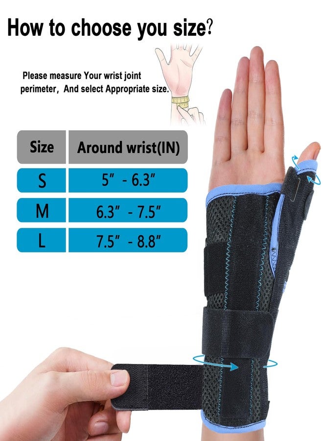 VISKONDA Wrist Brace with Thumb Spica Splint - Adjustable Wrist and Thumb Support Brace for De Quervain’s Tenosynovitis,Carpal Tunnel Syndrome,Arthritis,Tendonitis,Sprains,Sports Injuries(Right Hand,Medium) - Image 4