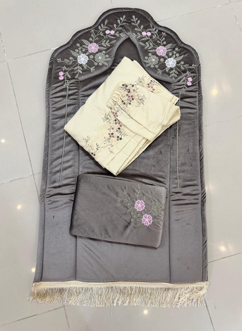 Crushed  sponge prayer rug with excellent cold raw mat prayer sheet - Image 1