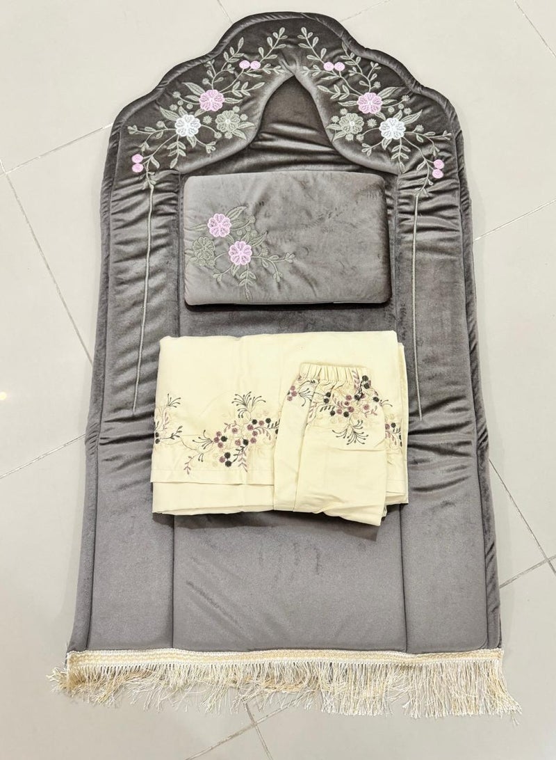 Crushed  sponge prayer rug with excellent cold raw mat prayer sheet - Image 4