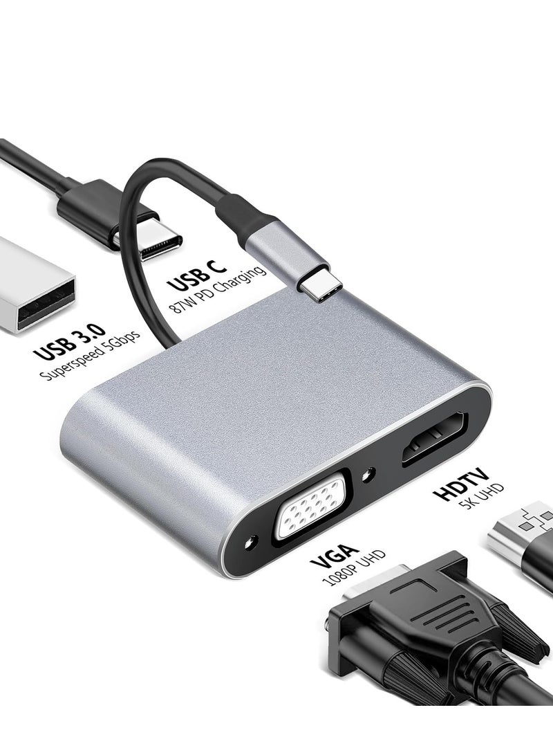 محول USB C  متعدد المنافذ 4 في 1 USB نوع سي متعدد المنافذ-272 - Image 4