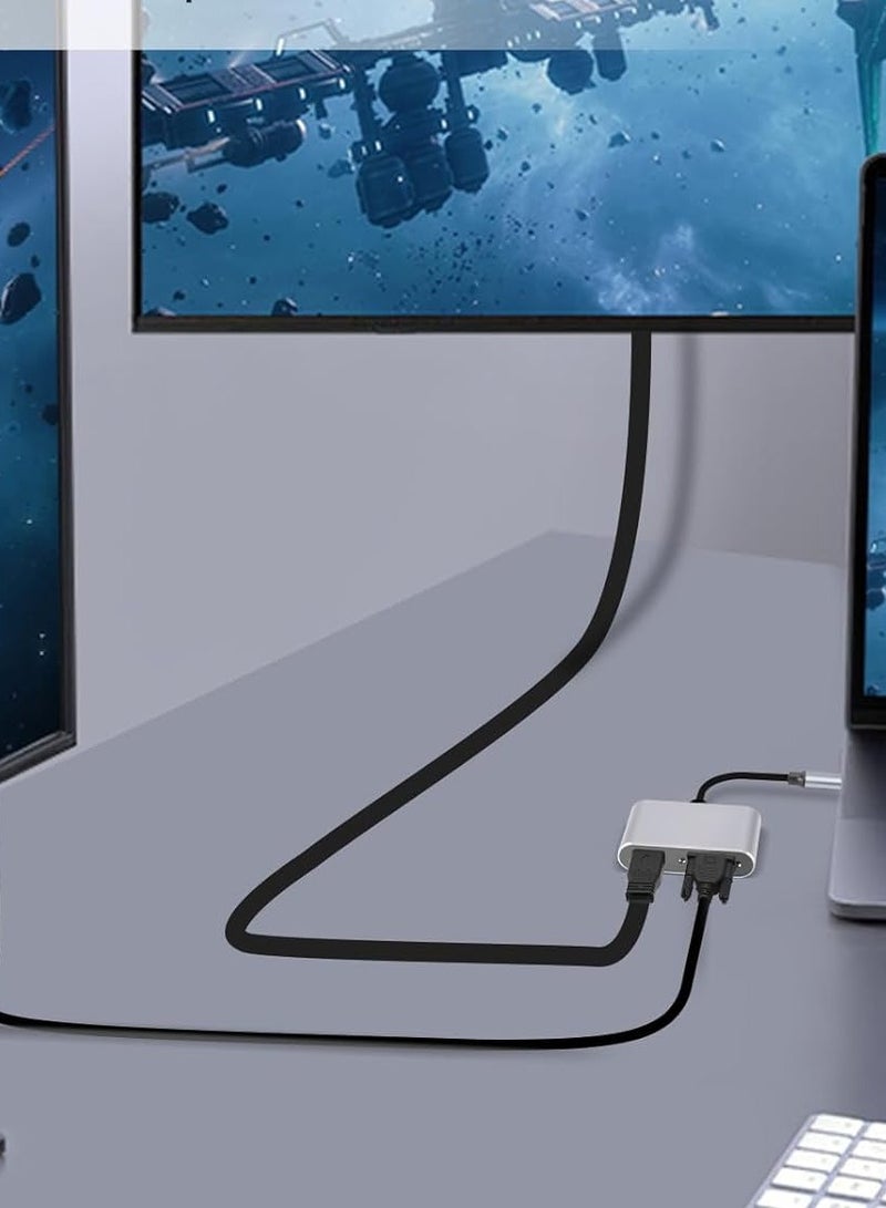 محول USB C  متعدد المنافذ 4 في 1 USB نوع سي متعدد المنافذ-272 - Image 5