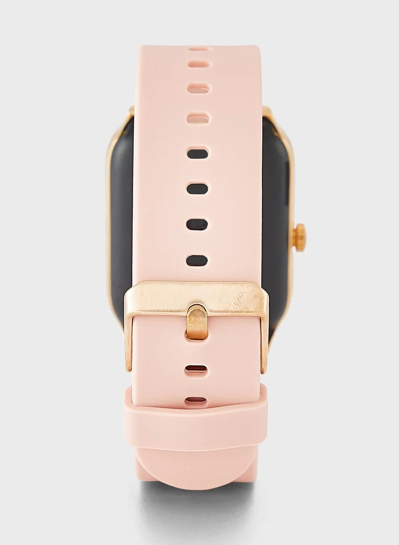 Ginger Amoled Smart Watch With Bluetooth Call, Heart Rate, Blood Pressure And Blood Oxygen Monitoring