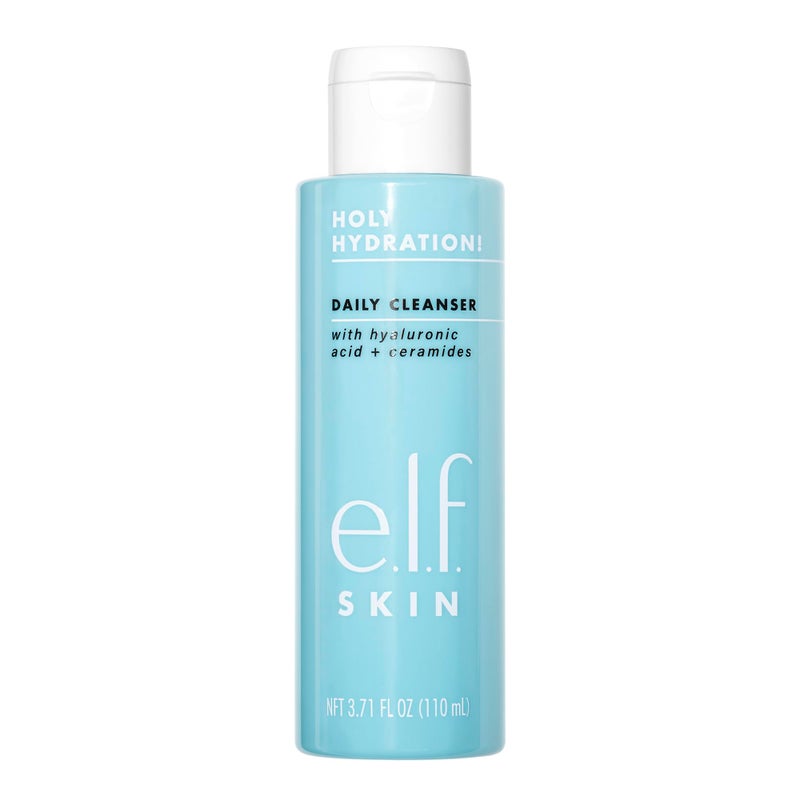 elf e.l.f. SKIN Holy Hydration! Daily Cleanser, Face Cleanser For Washing Away Excess Oil, Impurities & Makeup, Made With Hyaluronic Acid, Vegan & Cruelty-Free - Image 1