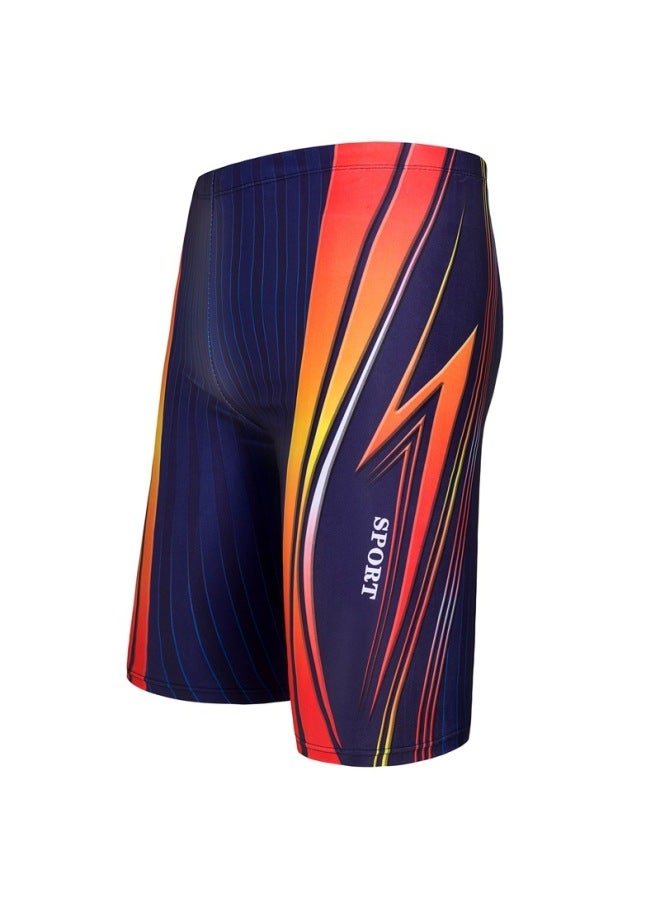 إسكدنيا سراويل سباحة للكبار من Direct للرجال عالية الجودة من البوليستر مضادة للإحراج سراويل خمس نقاط على الشاطئ لقضاء العطلات بالجملة - اللون: 9913-3- - Image 1