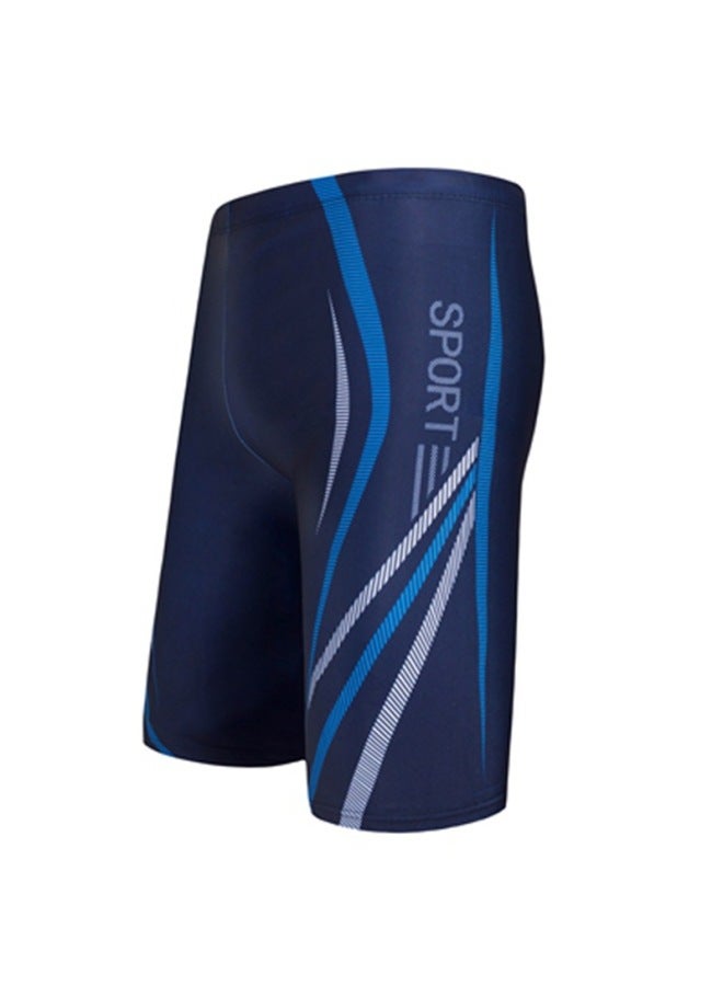 إسكدنيا سراويل سباحة للكبار من Direct للرجال عالية الجودة من البوليستر مضادة للإحراج سراويل خمس نقاط على الشاطئ لقضاء العطلات بالجملة - اللون: 9913-3- - Image 2