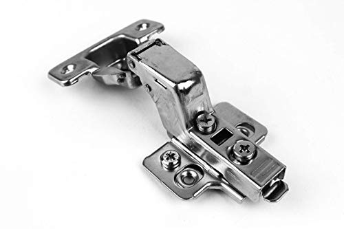 Berta 50-Pack Inset Frameless Soft Close Hinges – 110° 3D Adjustable, Clip-On Concealed European Hinges with Screws for Kitchen, Bathroom, Closet Cabinets – Ideal for Modern Cabinets - Image 1