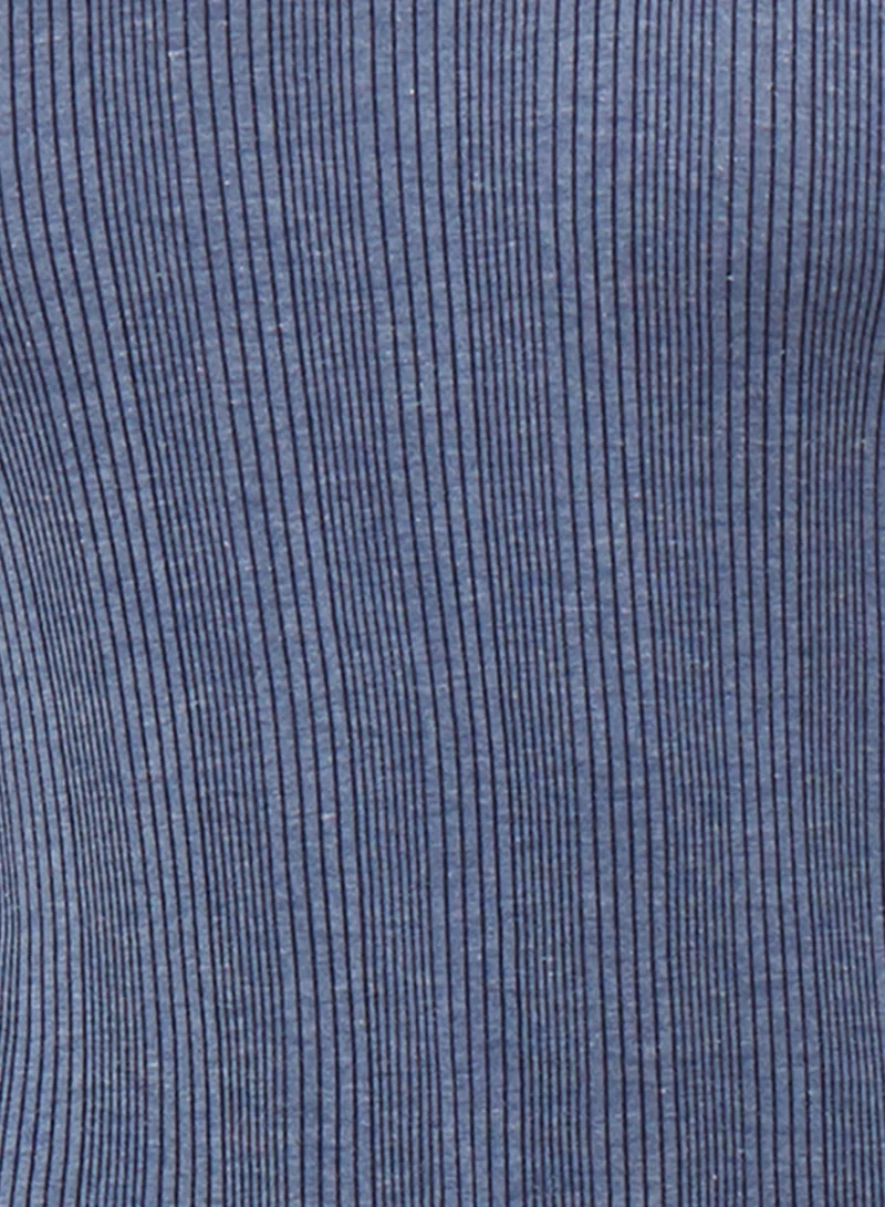 AMPM  MEN'S COTTON BLENDED SOFT INNER FULL BODY THERMAL SET - NAVY BLUE for Men | Best Price UAE