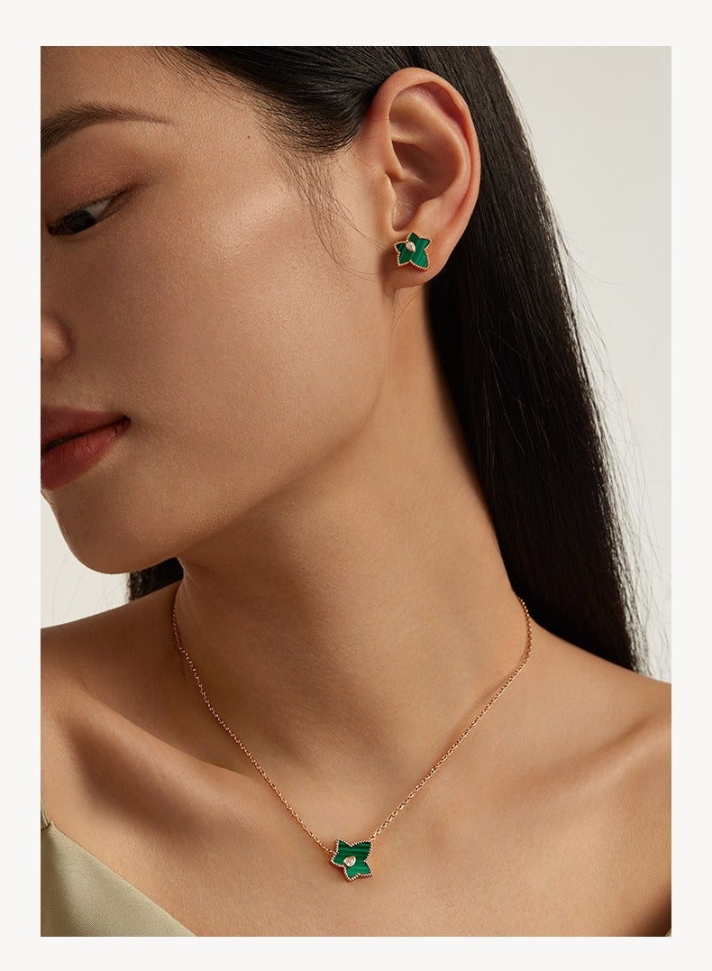 LOLA ROSE Women's Lola Rose Ivy Earrings - Delicate Rose Gold Leaf Design, Elegant Gift for Special Occasions - Image 3