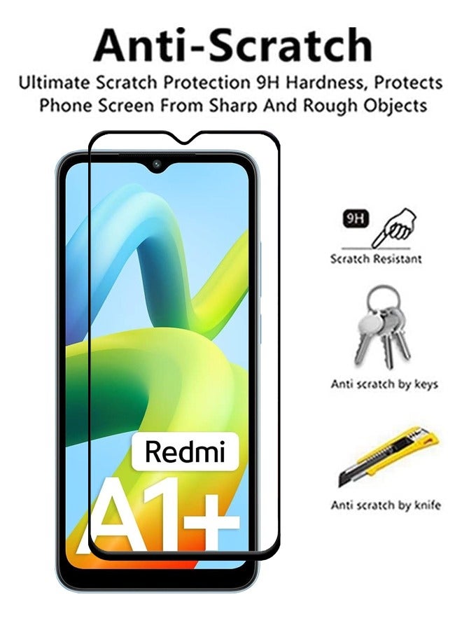 Xiaomi Redmi A1 Plus Screen Protector – Premium Edge to Edge Tempered Glass Protector, High Transparency, Delicate Touch, Anti-Explosion, Smooth Arc Edges, Easy Installation - Image 4