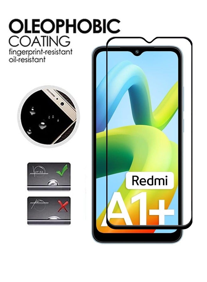 Xiaomi Redmi A1 Plus Screen Protector – Premium Edge to Edge Tempered Glass Protector, High Transparency, Delicate Touch, Anti-Explosion, Smooth Arc Edges, Easy Installation - Image 2