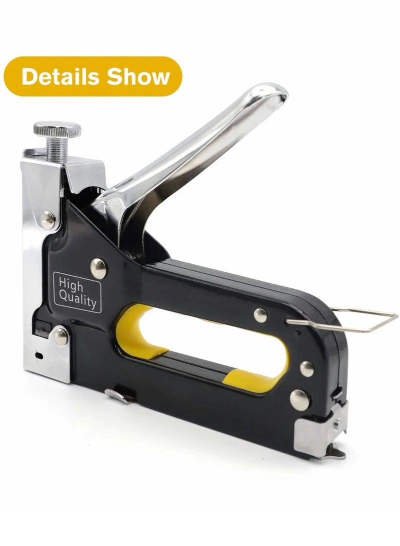 Generic 3-in-1 Staple Gun, Nailer Gun with 3000 Staples and Stapler Remover, Manual Stapler, Heavy Duty Staple Kit for Upholstery, DIY, Fixing Material, Decoration, Carpentry, Furniture  - Image 2