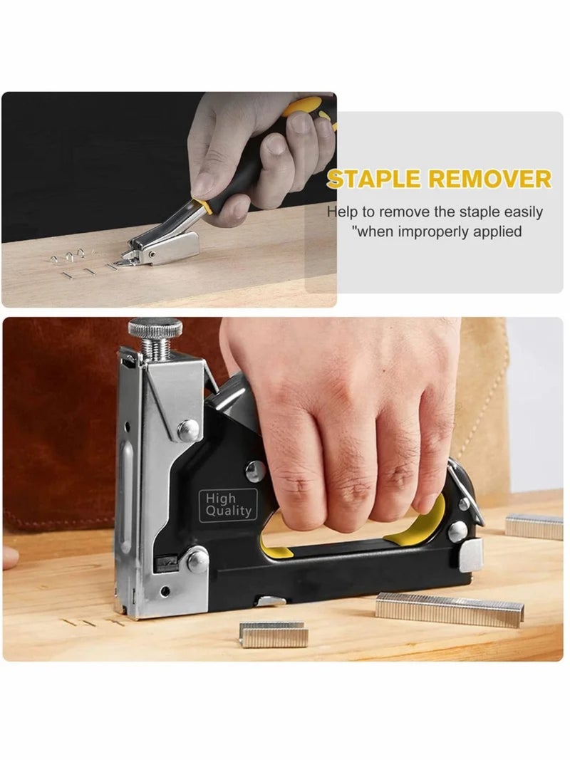 Generic 3-in-1 Staple Gun, Nailer Gun with 3000 Staples and Stapler Remover, Manual Stapler, Heavy Duty Staple Kit for Upholstery, DIY, Fixing Material, Decoration, Carpentry, Furniture  - Image 4