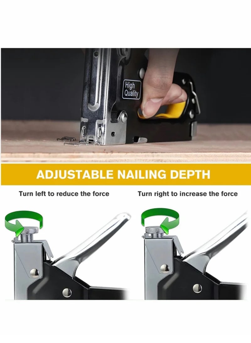 Generic 3-in-1 Staple Gun, Nailer Gun with 3000 Staples and Stapler Remover, Manual Stapler, Heavy Duty Staple Kit for Upholstery, DIY, Fixing Material, Decoration, Carpentry, Furniture  - Image 5