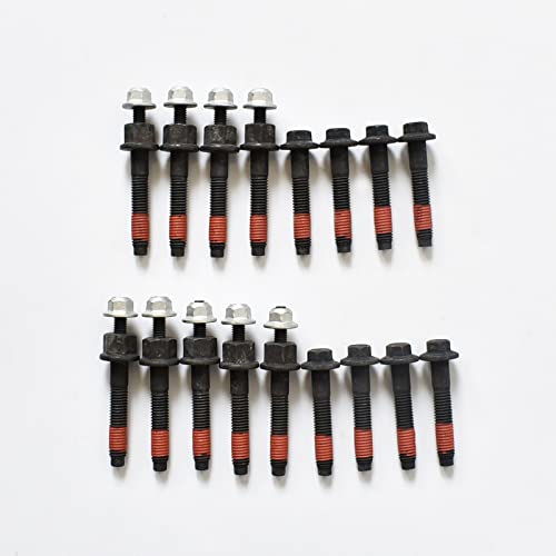 SUSUCAR Exhaust Manifold Gasket Bolts Stud Nut Set for 2009-2018 Chrysler Dodge Ram 1500 2500 3500 Jeep 5.7L V8 (Complete Left and Right Set) - Image 2