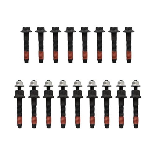 SUSUCAR Exhaust Manifold Gasket Bolts Stud Nut Set for 2009-2018 Chrysler Dodge Ram 1500 2500 3500 Jeep 5.7L V8 (Complete Left and Right Set) - Image 5