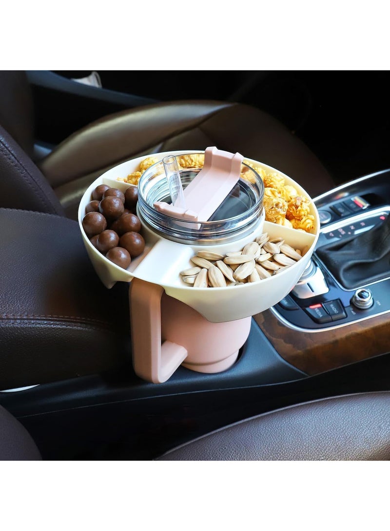 Rock Pow Snack Bowl for  Cup, Reusable Snack Ring Compatible with  Quencher H2.0 40oz Tumbler with Handle, Cute Water Bottle Accessories - Image 4