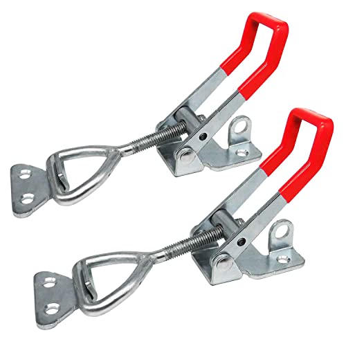 CUKAYO 4003 Toggle Latch Clamp, Adjustable Toggle Latches With Lock Hole,1320Lbs Holding Capacity Heavy Duty Toggle Clamp for Smoker Lid Jig, ToolBox Case, 2pack - Image 1