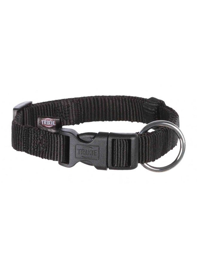 تريكسي طوق كلاسيكي، طوق كلاب من النايلون قابل للتعديل مع مشبك بلاستيكي للإغلاق، متين ومقاوم للتمزق، مفيد في التدريب الأساسي لكلبك - (30-45 سم/15 مم، SM)، أسود (عبوة من 3 قطع) - Image 1