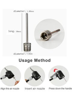 yongsheng 30Pcs Air Pump Needle, Inflation Needle for Basketball, Soccer Ball, Volleyball, Football, or Rugby Balls US Replacement Ball Pin Inflating  - Image 5