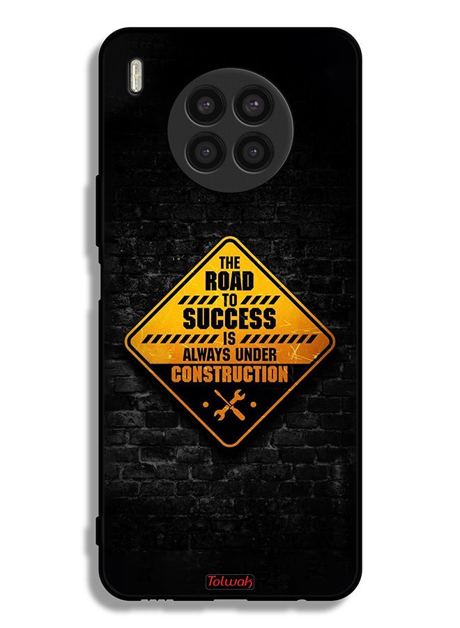 Tolwak Huawei nova 8i Protective Case Cover The Road To Success Is Always Under Construction - Image 2