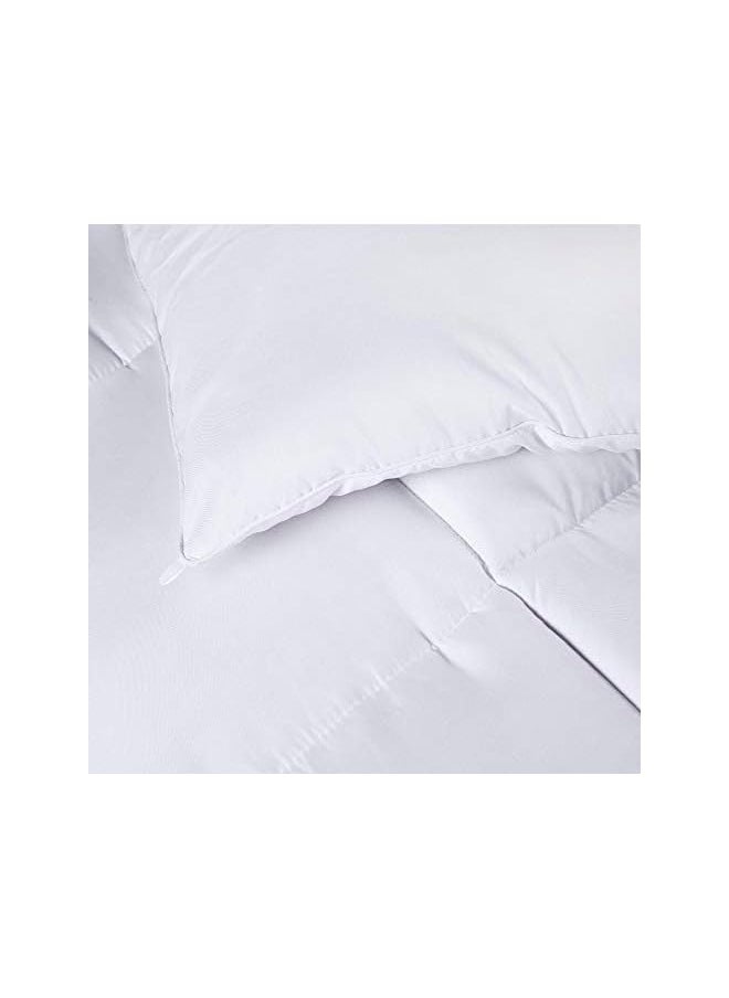 Utopia Bedding - Comforter Duvet Insert Quilted Polyester Bedding Comforter With Corner Tabs Box Stitched Down Alternative Comforter White Full - Image 1