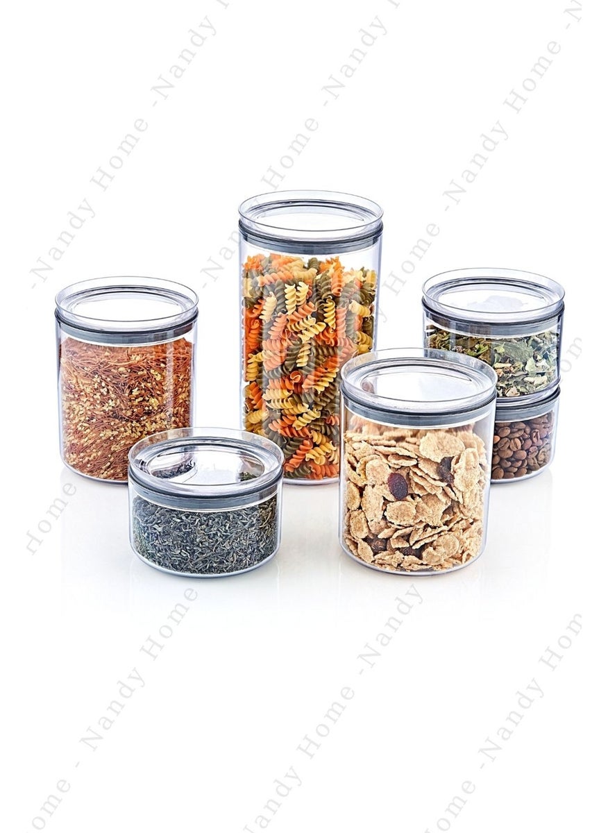 Nandy Home 0.45 Lt Round Storage Container Set with Leak Proof Lid and Silicone Gasket  - Image 2