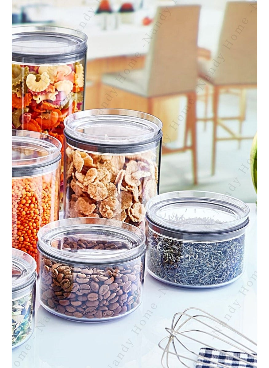 Nandy Home 0.45 Lt Round Storage Container Set with Leak Proof Lid and Silicone Gasket  - Image 4