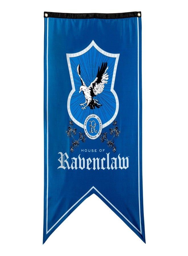 Conquest Journals Harry Potter Ravenclaw Crest Banner, 30'' x 50'' Extra Large Flag, 300D Oxford Cloth, Banners for Birthday Parties, Party Supplies, Dorm Decorations, Wall Decor, Officially Licensed - Image 1