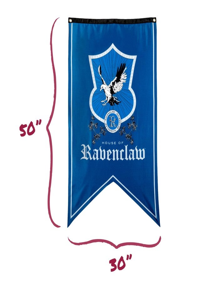 Conquest Journals Harry Potter Ravenclaw Crest Banner, 30'' x 50'' Extra Large Flag, 300D Oxford Cloth, Banners for Birthday Parties, Party Supplies, Dorm Decorations, Wall Decor, Officially Licensed - Image 5