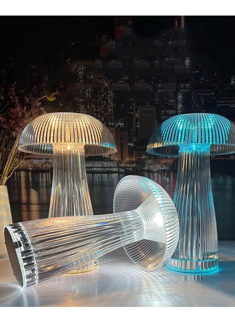 Crystal Mushroom Lamp- Touch and Remote Controlled