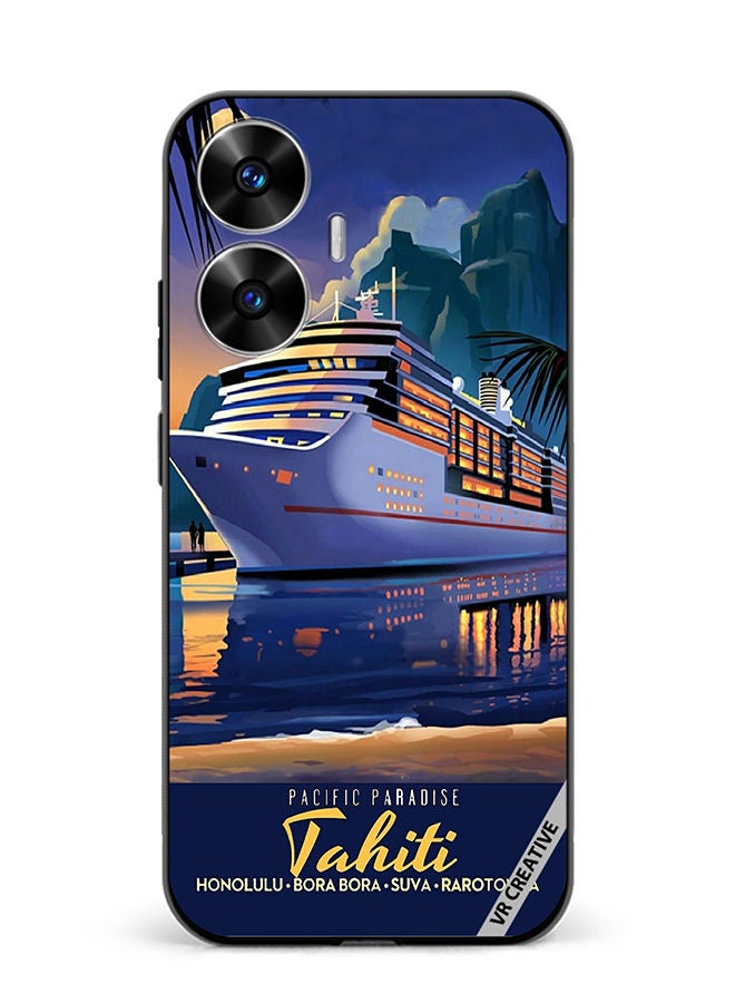 VR CREATIVE Protective Case Cover For Realme C55 Pacific Paradise Design Multicolour - Image 1