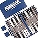 Froggod Travel Backgammon Sets for Adults 15 Inch Premium Backgammon Set PU Leather Case with Seamless Flocked Game Surface Classic Board Games for 2 Player and Gift for MenDark Blue - Image 2
