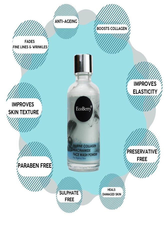 EcoBerry MARINE COLLAGEN FACE WASH POWDER - Image 4