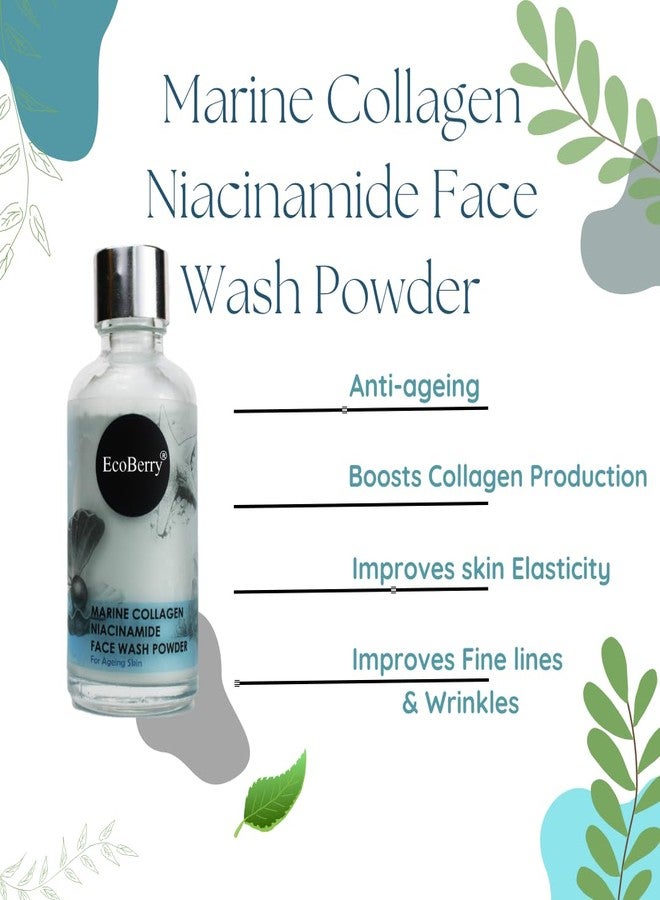 EcoBerry MARINE COLLAGEN FACE WASH POWDER - Image 2