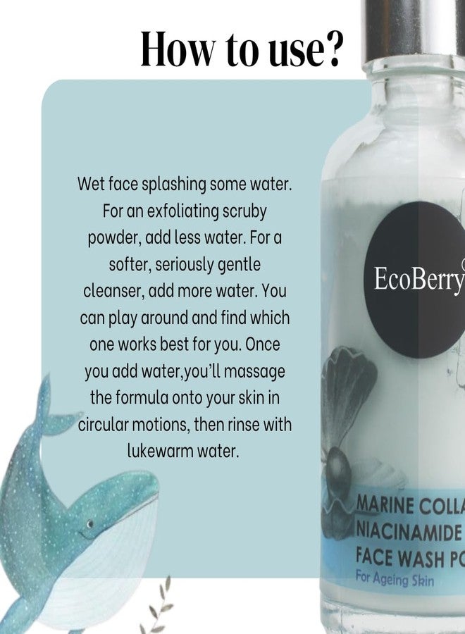 EcoBerry MARINE COLLAGEN FACE WASH POWDER - Image 5